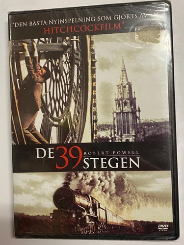 DVD De 39 Stegen Hitchcock INPLASTAD