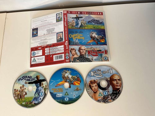 The Sound of music - samlarutgåva med 3 filmer - engelsk text