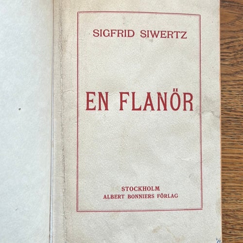 En Flanör - Sigfrid Siwertz