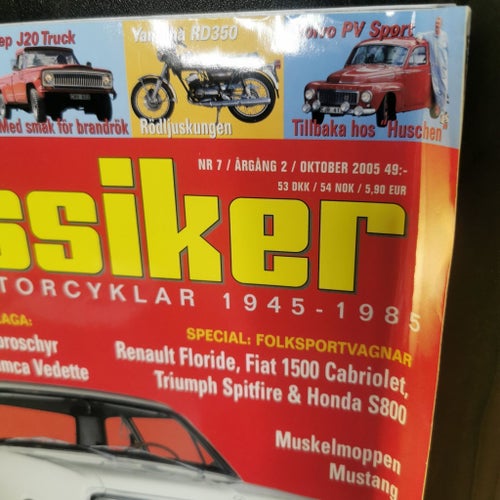 Klassiker Bilar & Motorcyklar 1945-1985, nr 7, 2005