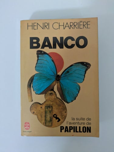Banco av Henri Charrière, 1972, franska