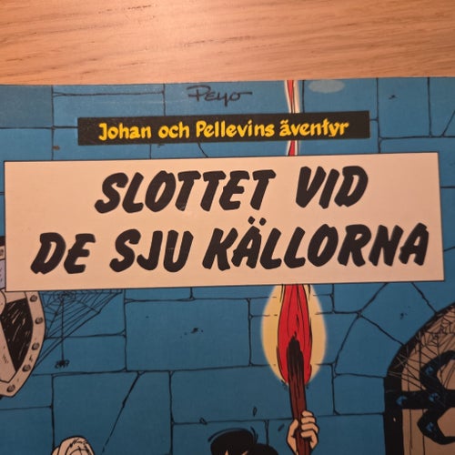 Johan och Pellevins äventyr: Slottet vid de sju källorna, 1976 första utgåvan