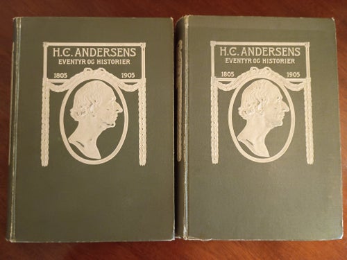 H. C. Andersens Eventyr och Historier 1905. Rikt illustrerad barnbok på danska.