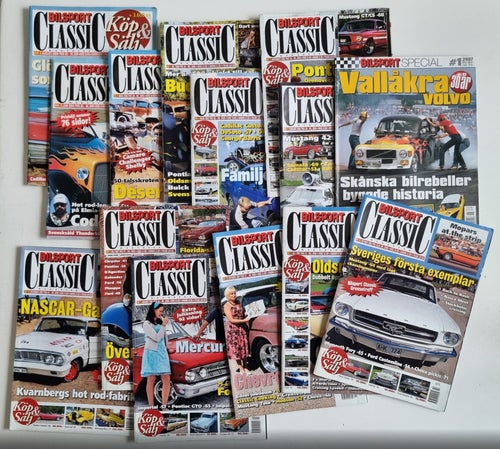 Bilsport Classic tidningar