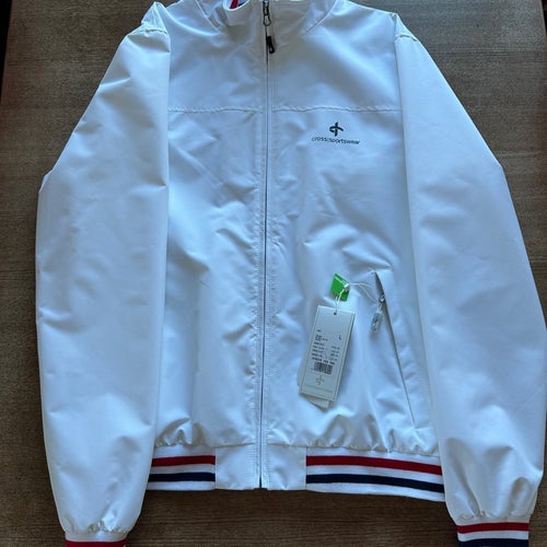 Cross Sportswear vit jacka, storlek L