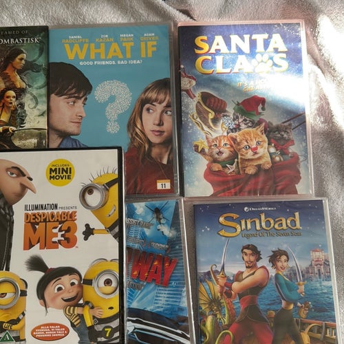 DVD-filmer: Columbus Circle, Conan The Barbarian, What If, Kelly's Heroes,