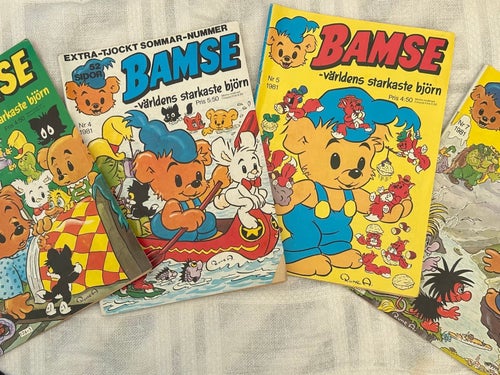 Bamse - 4st 1981