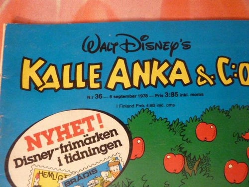 KALLE ANKA & CO, NR 36, 1978, TIDNING