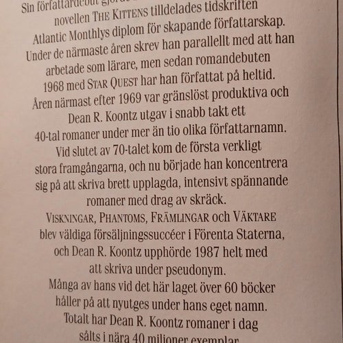 BLIXTSKEN, BOK, DEAN R.KOONTZ