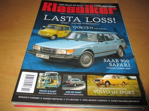 KLASSIKER NR 10 2023. SAAB 900 SAFARI TURBO 1980, AUDI AVANT CC 1986 ,M.M