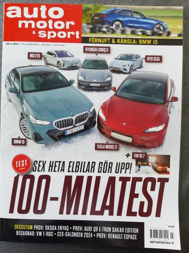 Auto motor & sport nr 3 2024: BMW i5, Renault Espace, Audi Q8 e-tron
