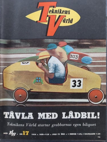 Teknikens Värld nr 17 1956: Ford Customline V8,