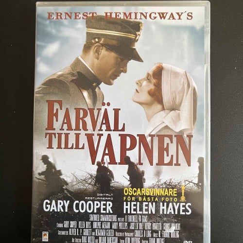 FARVÄL TILL VAPNEN. ERNES HEMINGWAY´S...DVD DRAMA / KLASSIKER -50