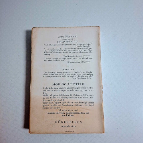 Mor och Dotter (sv 1a) av Mary Westmacott (Agatha Christie)