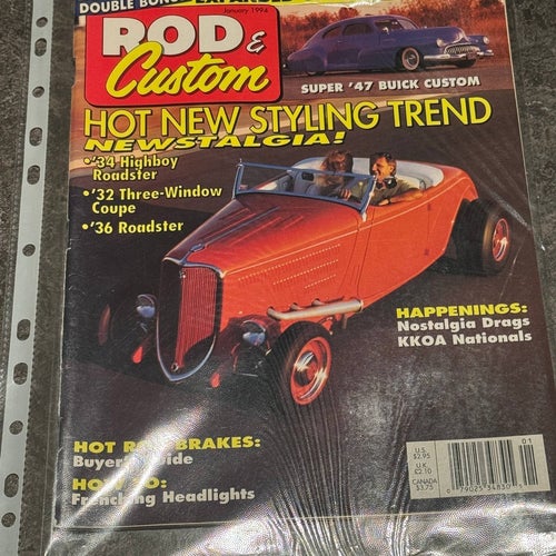 Rod & Custom January 1994 – Newstalgia Special + 50 Custom Tips & '47 Buick