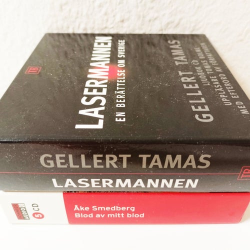 2st Ljudböcker Manliga Författare 20CD Tamas Smedberg Lasermannen mfl