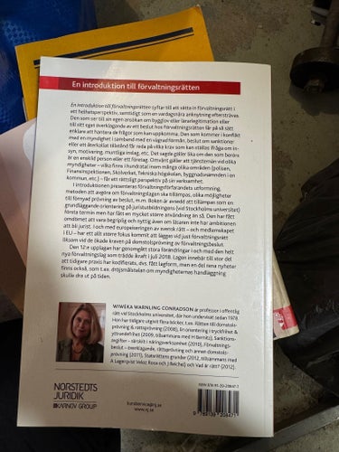 En introduktion till förvaltningsrätten, Wiweka Warnling Conradson, okänt