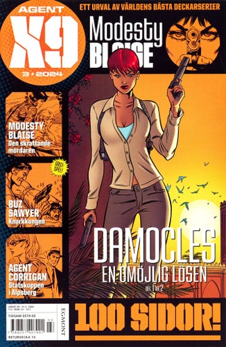 Agent X9 Serietidning 2024 nr 3 (Oläst arkivex) Modesty Blaise