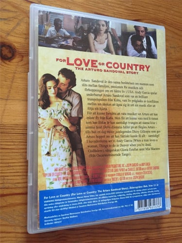 For Love or Country: The Arturo Sandoval story (Original dvd)