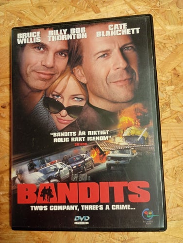 Bandits (DVD) med Bruce Willis, Billy Bob Thornton, Cate Blanchett