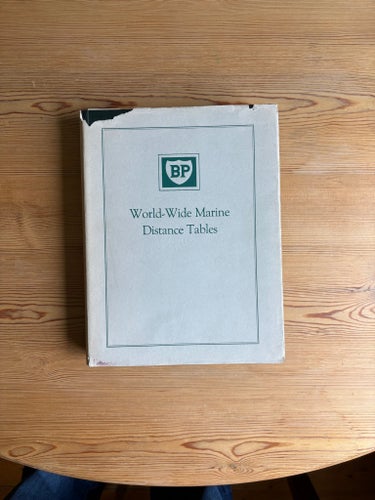 BP World-Wide Marine Distance Tables av Captain W. M. Hutchison, 1968, sjöfart