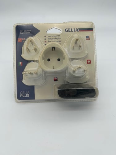 Reseadapter, Gelia- unopened set, bag included
