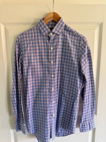 POLO RALPH LAUREN blå, röd och vit skjorta, storlek S