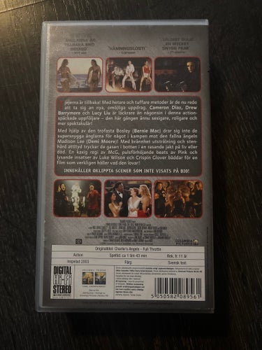 Charlie's Angels: Utan Hämningar (Unrated) VHS