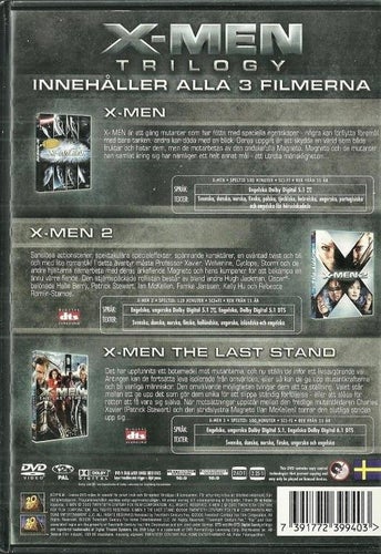 ** X - MEN trilogy : 3 dvd´s