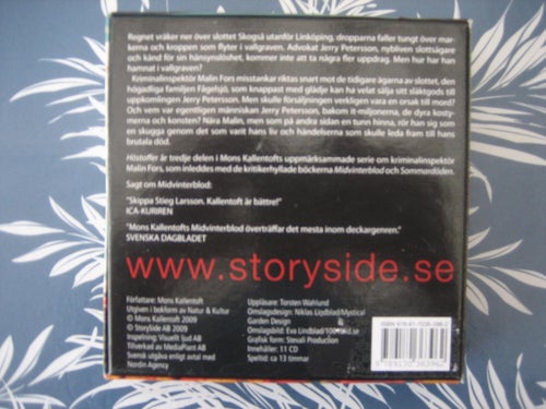 Mons Kallentoft: Höstoffer   (11 CD)