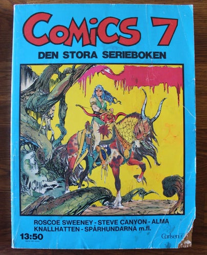 DEN STORA SERIEBOKEN COMICS 1974 NR 7