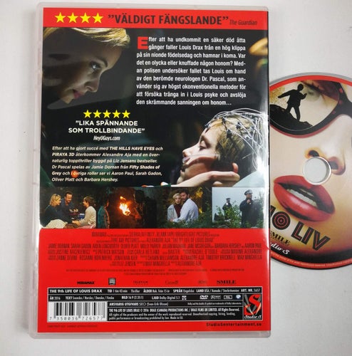 DVD Nio liv (Födelsedag Koma Aaron Paul Jamie Dornan)