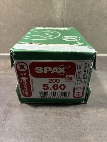 SPAX träskruv / skruv! 5x60! 200 st!