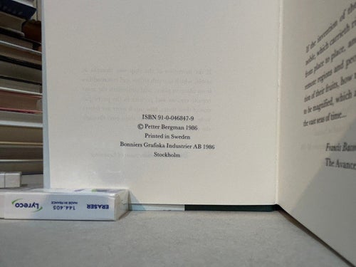 Rader från Hässelby av Petter Bergman. Bok. Very Fine plus