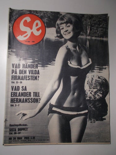 SE Nr 39 1964 Inger Åsell Lucia Sundsvall