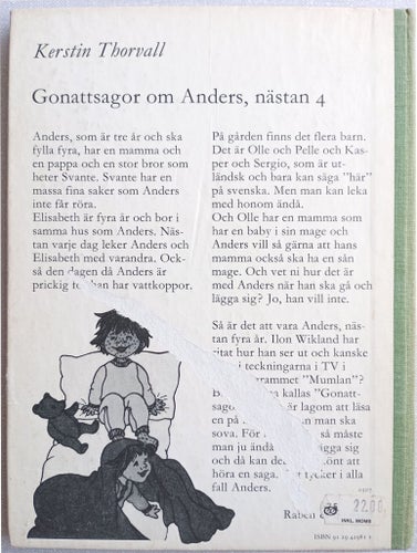 Gonattsagor om Anders, nästan 4 av Kerstin Thorvall, 1974