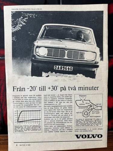 Volvo 142 144 145 1969 annons