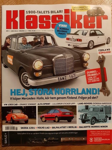 Klassiker 5 2014: Volvo 142 de luxe 1971, Skoda 1201, BMW M3 E30, VW 1303 Cab