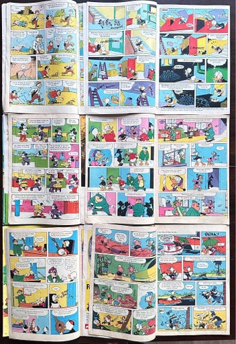 Kalle Anka & C:o tidningar från 1969-1980, 9 st.