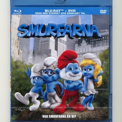 Smurfarna – Blu-ray + DVD – 2011 – Regissör: Raja Gosnell – Ny och inplastad
