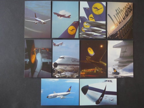Lufthansa Vyvykort 10x