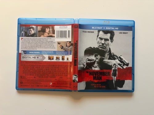 THE NOVEMBER MAN(2014)/BLU-RAY/PIERCE BROSNAN/LUKE BRACEY/OLGA KURYLENKO!!!