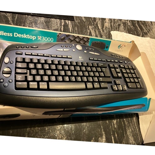 Trådlöst tangentbord inkl. mus Logitech mx 3000 nytt i förpackning