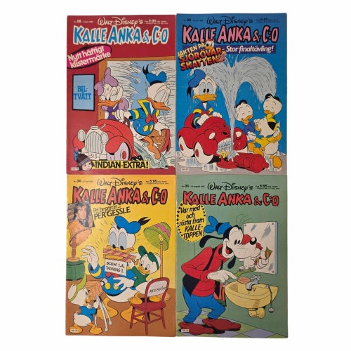 Kalle Anka & Co Serietidningar - 12 st 1983