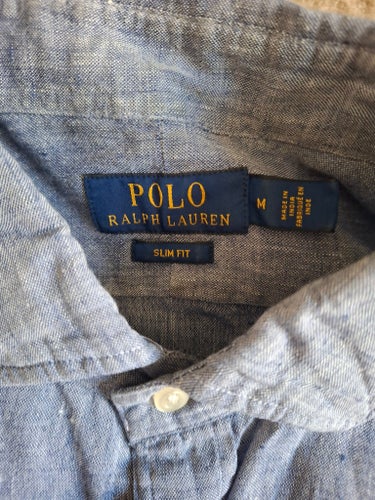 Polo Ralph Lauren ljusblå skjorta, storlek M, slim fit