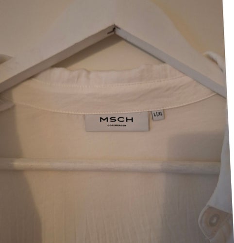 Msch Copenhagen vit skjorta, storlek L/XL