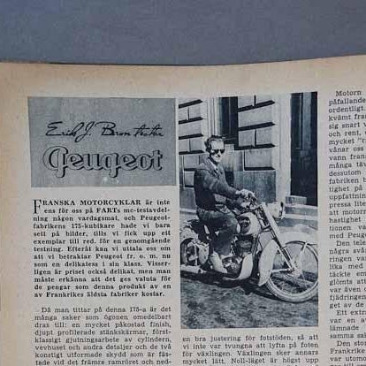 FART 1953/7 Test Peugeot 176 TC4 och Opel Olympia Rekord