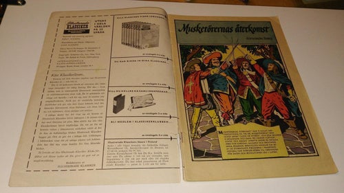 illustrerade klassiker 102 Musketörernas återkomst - Alexandre Dumas