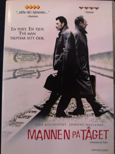 Mannen På Tåget (2002) Patrice Leconte med Jean Rochefort och Johnny Hallyday.