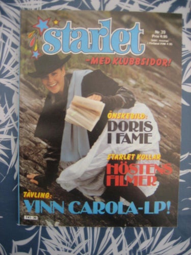 Starlet Nr:39-1983(Idolbild på Tom Selleck, Valerie Lansberg "Doris" i Fame)